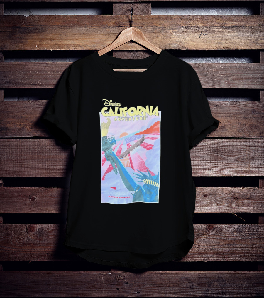 Disney California Adventure Park Soarin' Across America Liberty Eagle T-Shirt
