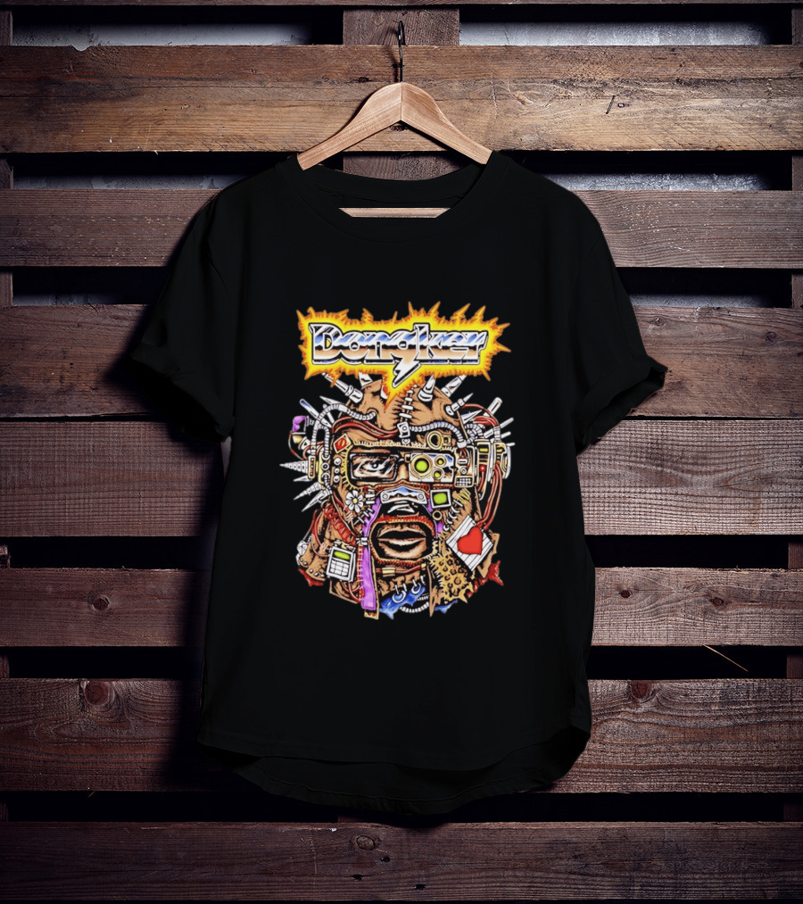 Dongkey Cybernetic Mask Cyberpunk Futuristic Headgear T-Shirt