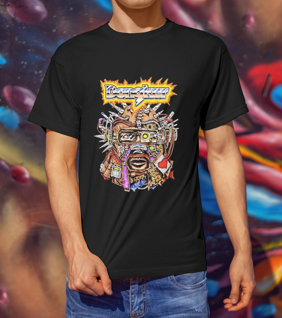 Dongkey Cybernetic Mask Cyberpunk Futuristic Headgear T-Shirt