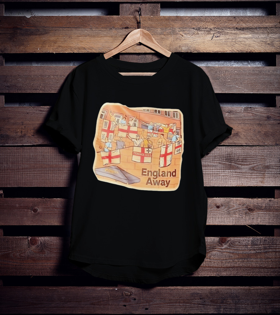 England Away Terrace Cult For King And Country Flag T-Shirt
