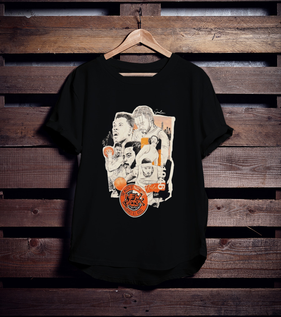 Ewing Jalen Clyde Melo New York Knicks The Mecca Of Basketball 1946 Against All Odds T-Shirt