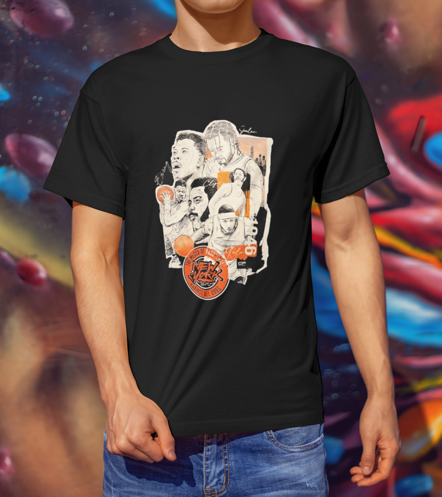 Ewing Jalen Clyde Melo New York Knicks The Mecca Of Basketball 1946 Against All Odds T-Shirt