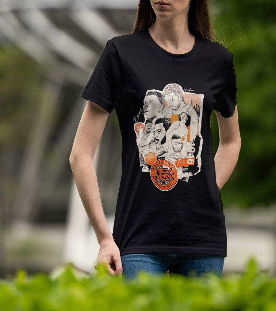 Ewing Jalen Clyde Melo New York Knicks The Mecca Of Basketball 1946 Against All Odds T-Shirt