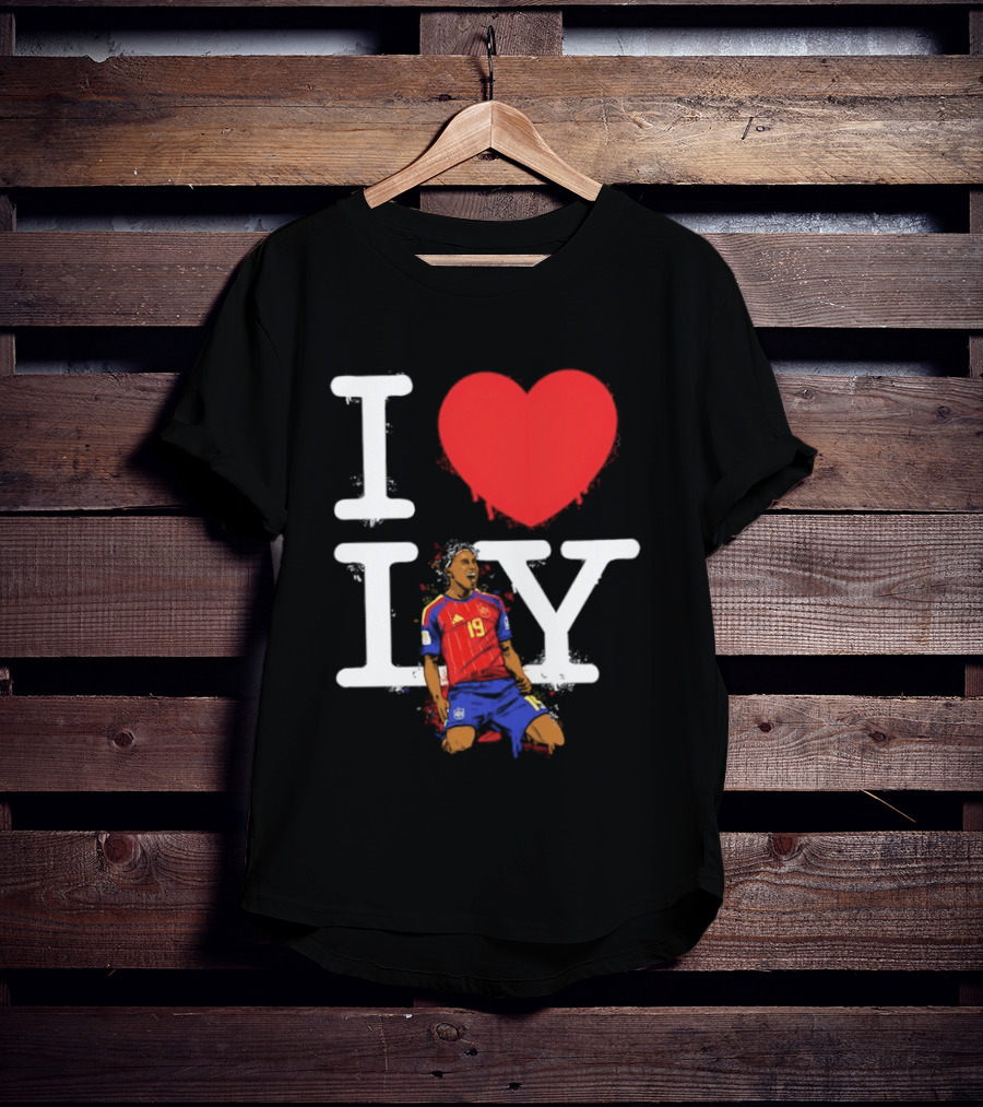 I Love Lamine Yamal Spain National Football Team 19 T-Shirt