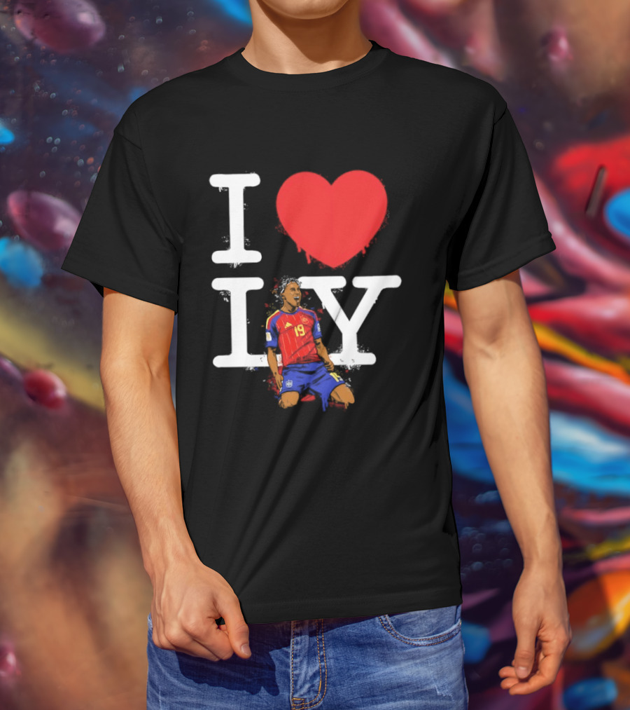 I Love Lamine Yamal Spain National Football Team 19 T-Shirt
