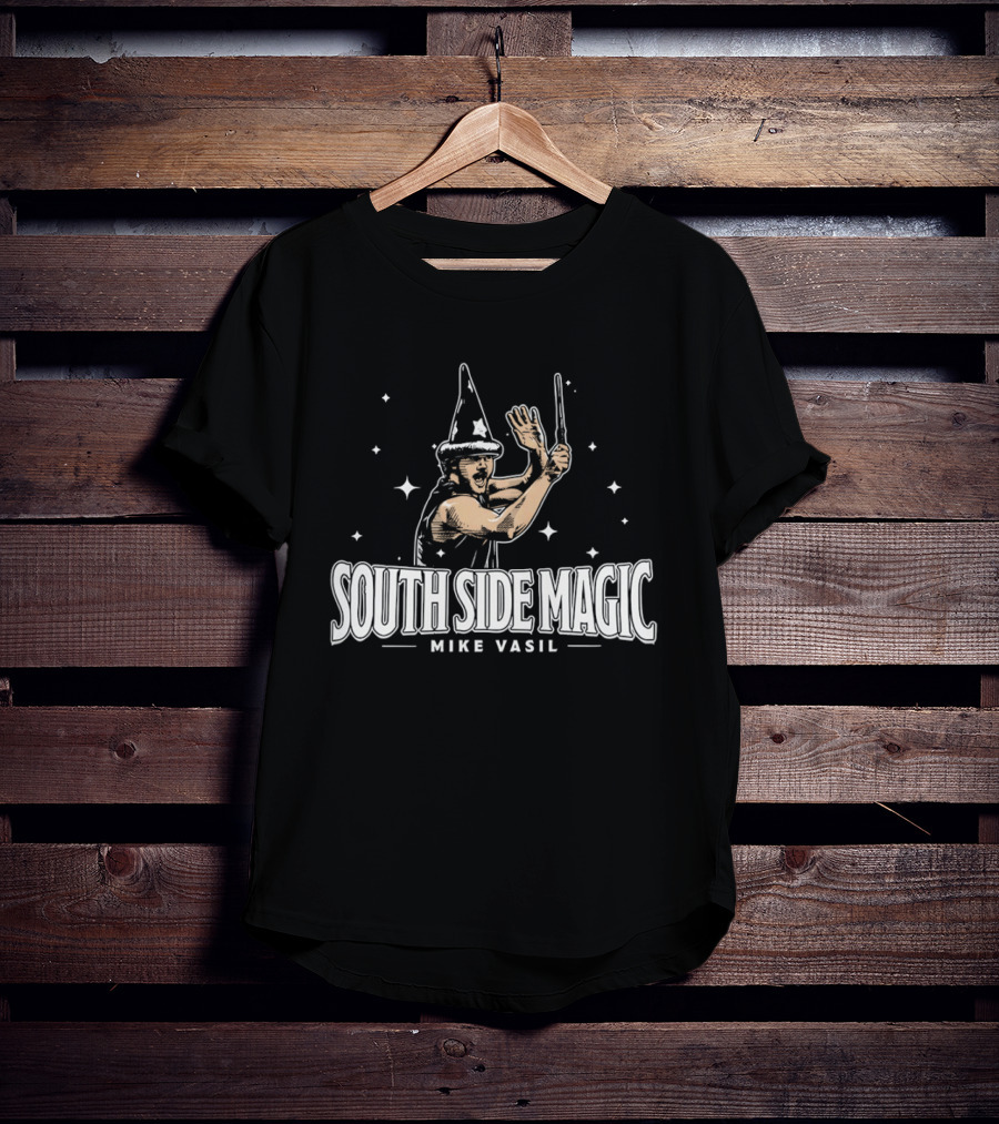 South Side Magic Mike Vasil Wizard Wand T-Shirt