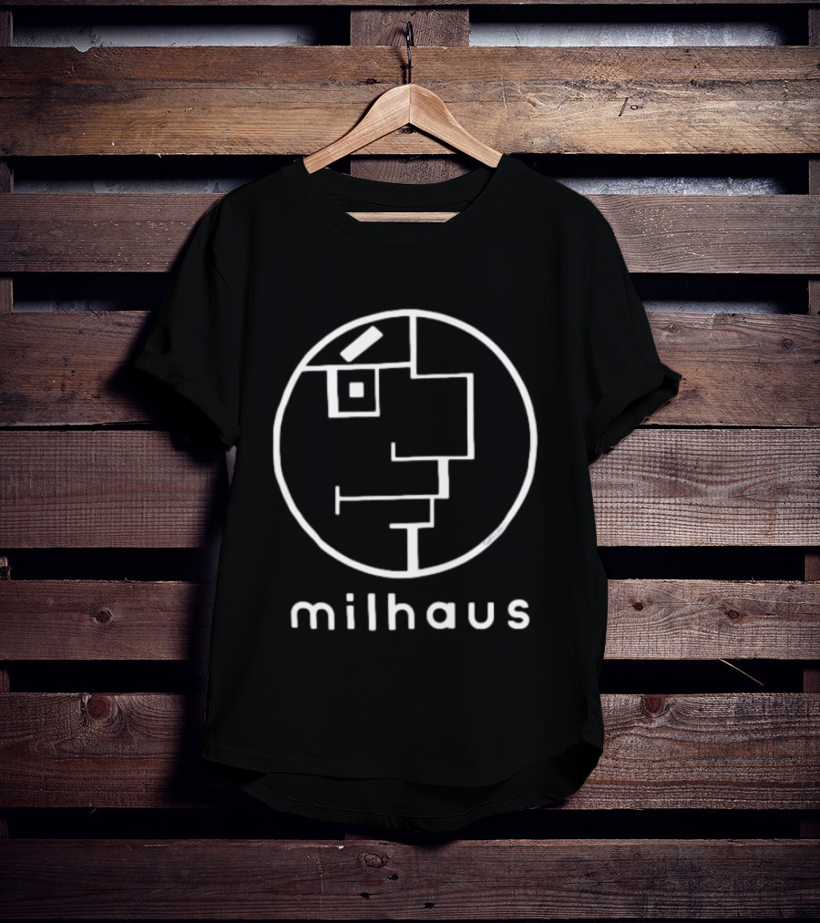 Milhaus Thrillhaus Face Minimalist Line T-Shirt