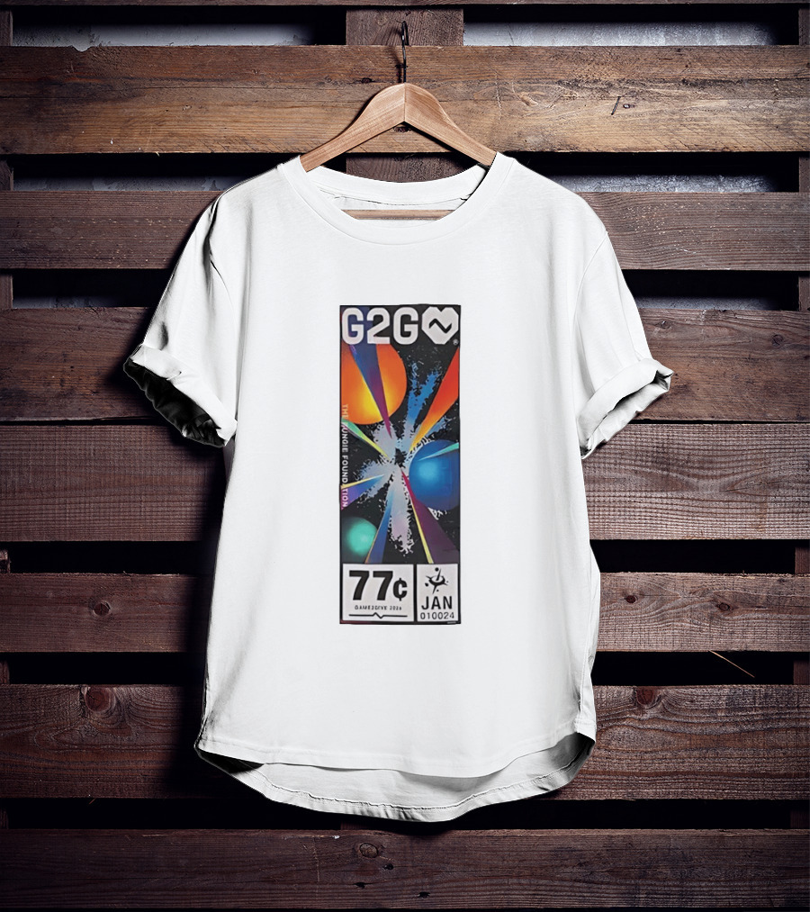 G2G The Bungie Foundation Cosmic Planets Game2Give 2024 Jan 77c 010024 T-Shirt