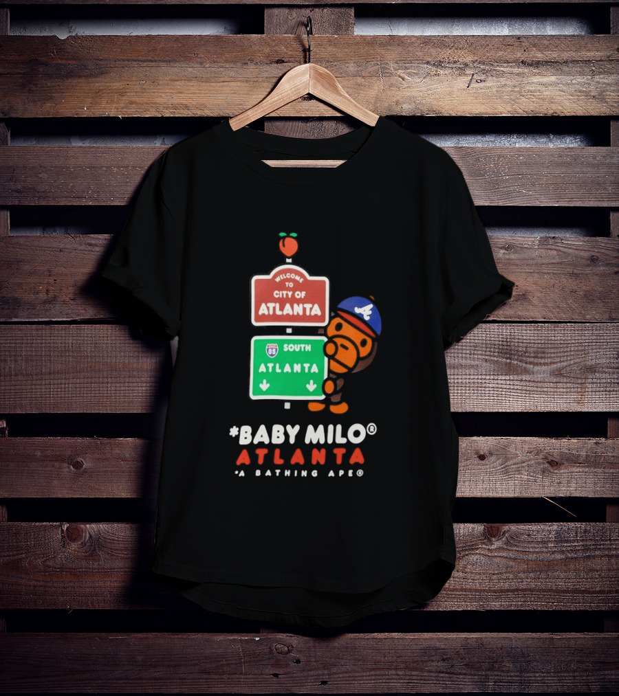 Welcome To City Of Atlanta Baby Milo A Bathing Ape South Atlanta 85 T-Shirt