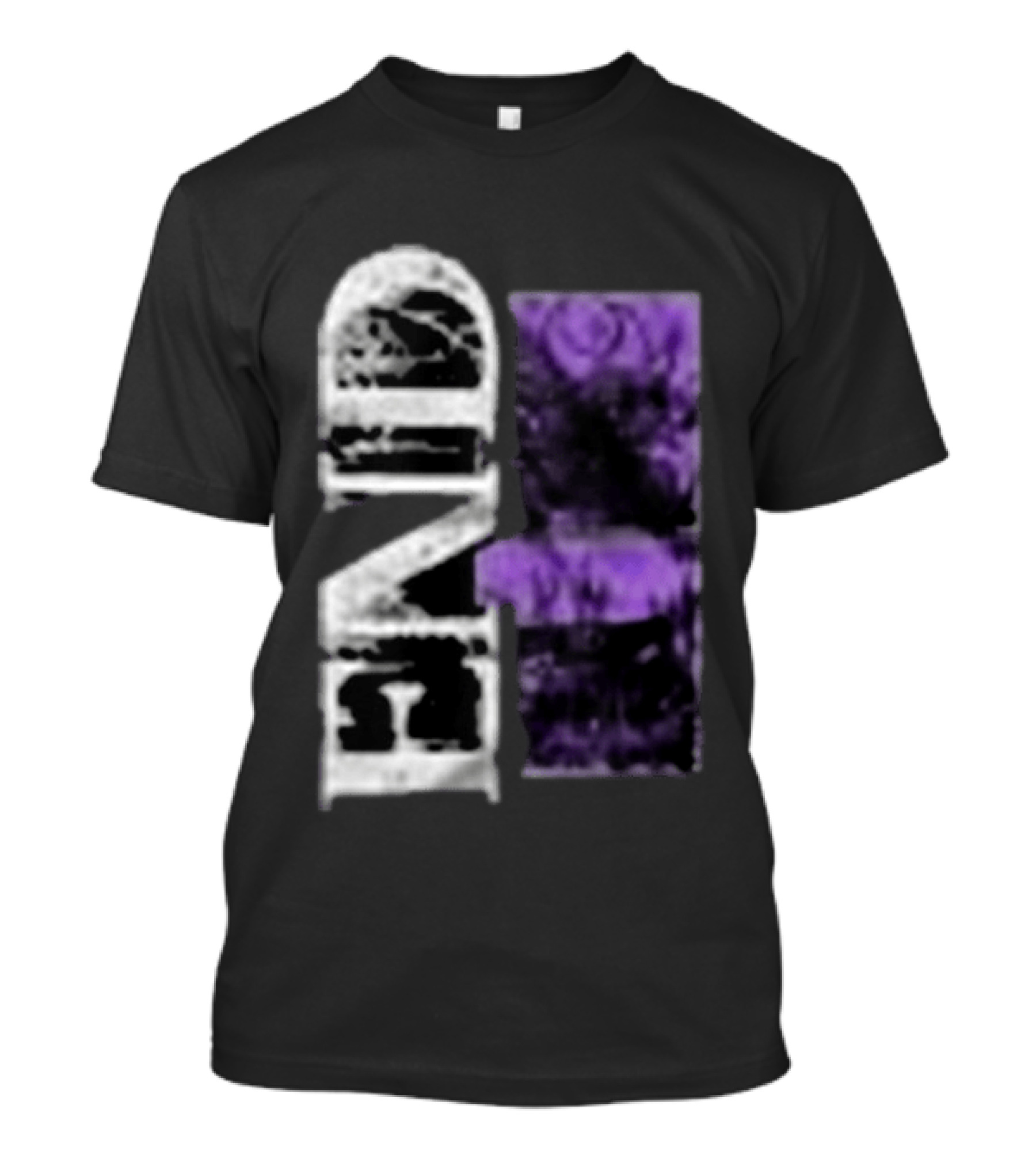 Closed Casket Activities End Victim Purple Black T-Shirt