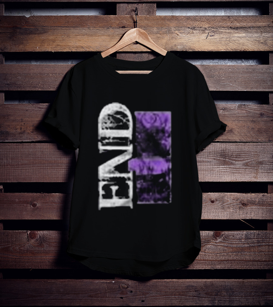 Closed Casket Activities End Victim Purple Black T-Shirt