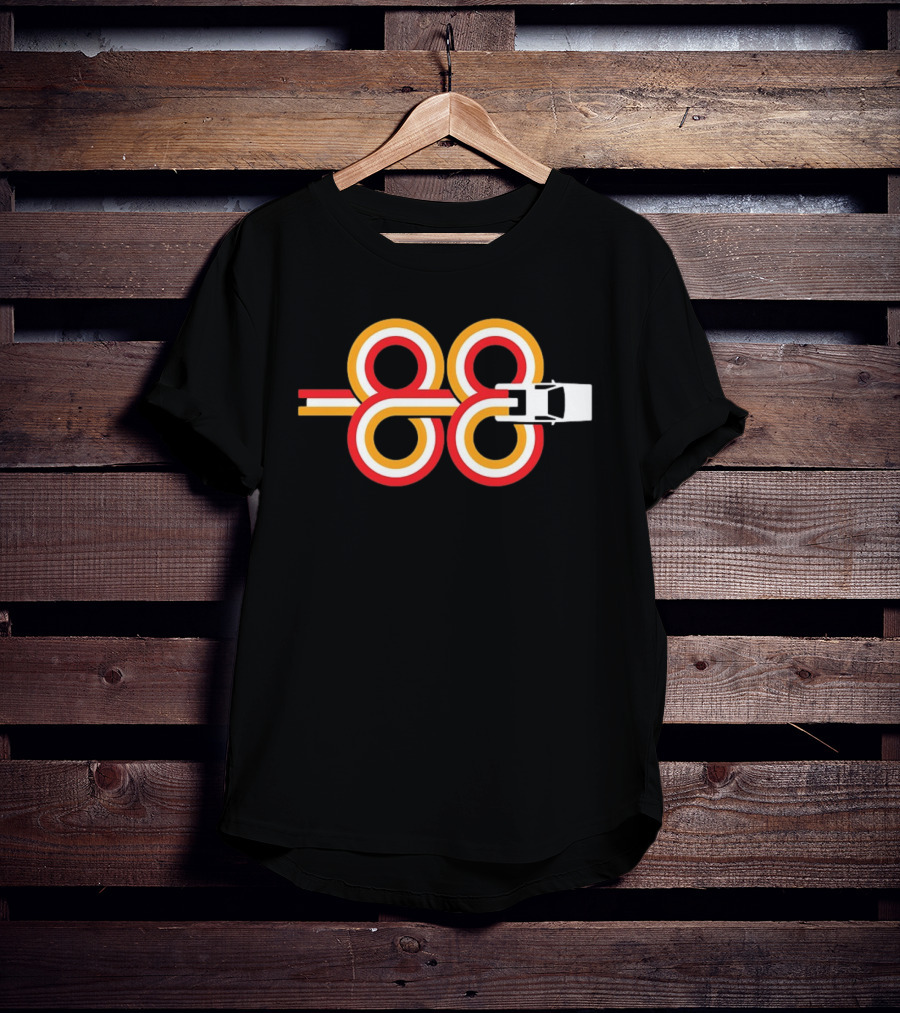 Sports Car Infinity Loop 88 Racing Stripes T-Shirt