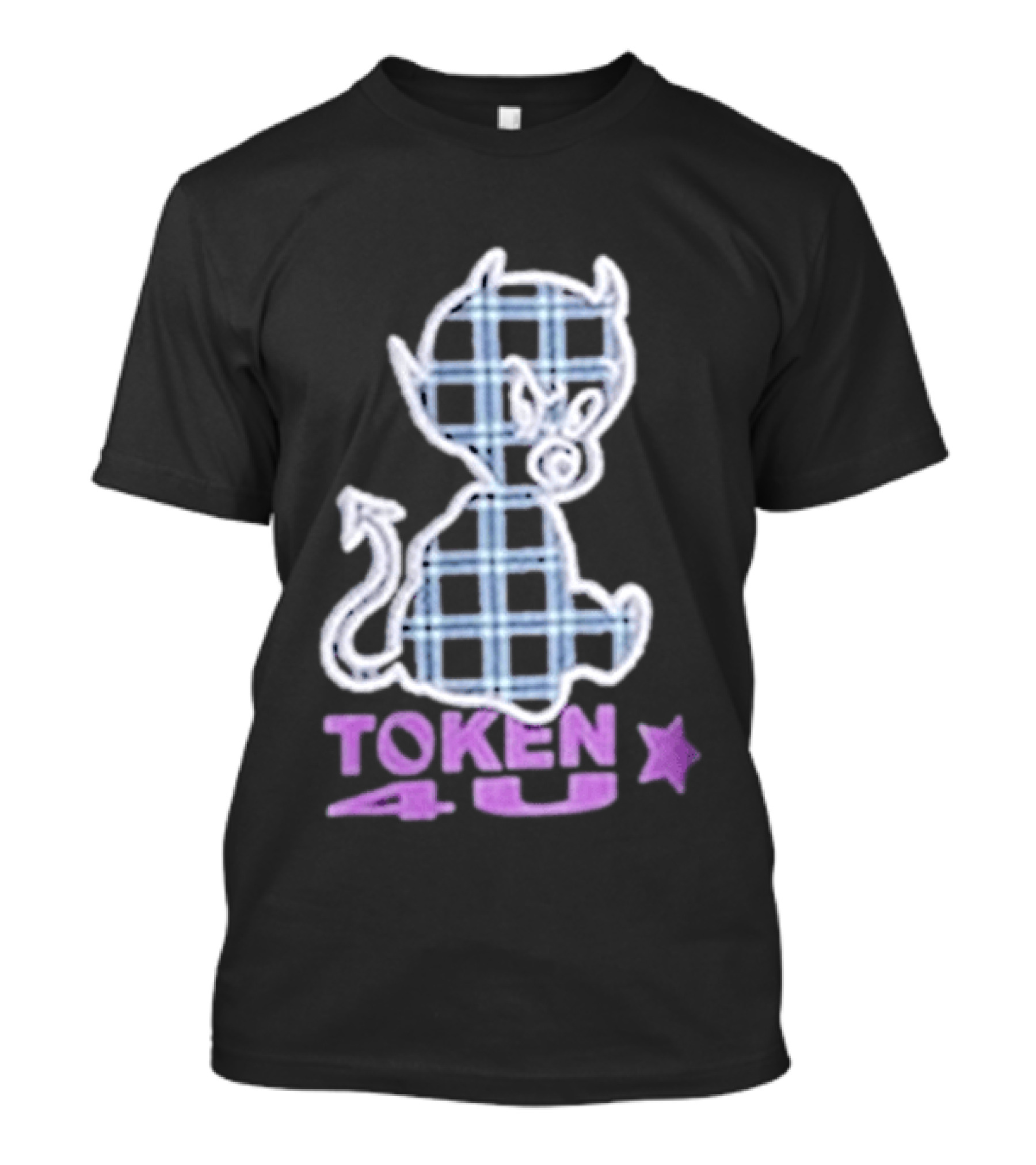 Token NYC Plaid Baby Devil Star T-Shirt