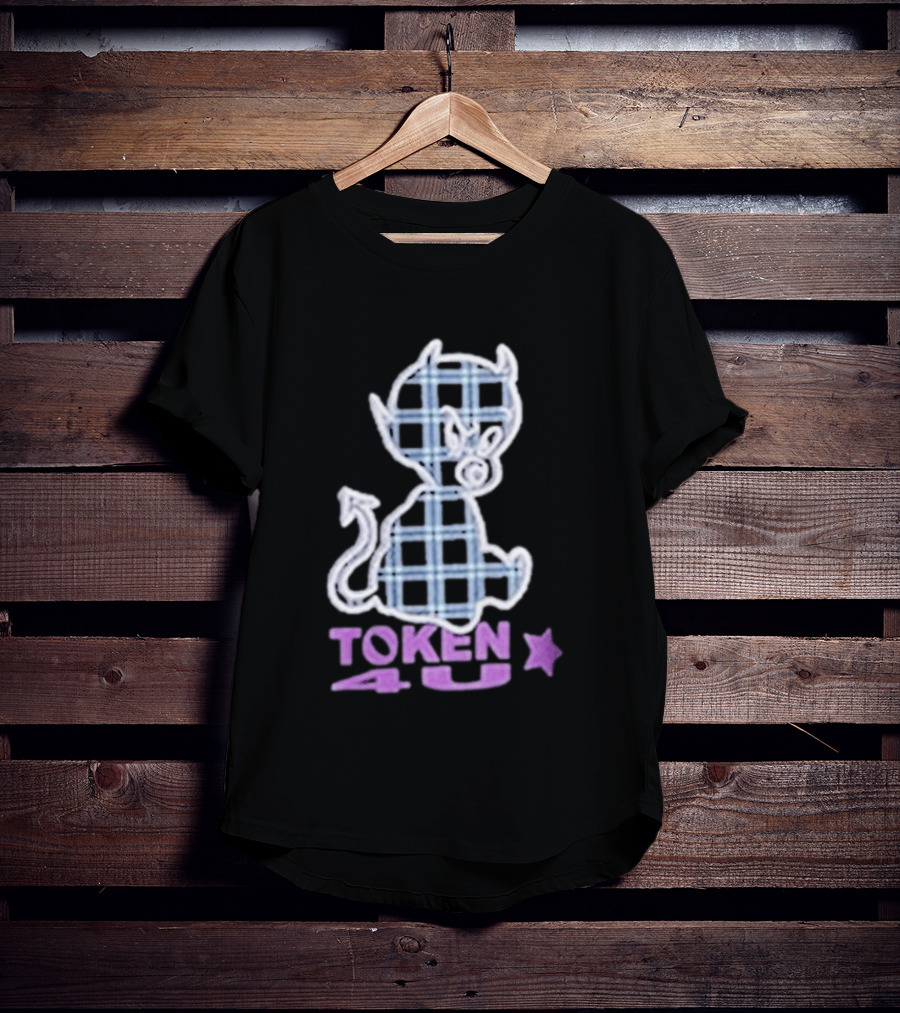 Token NYC Plaid Baby Devil Star T-Shirt