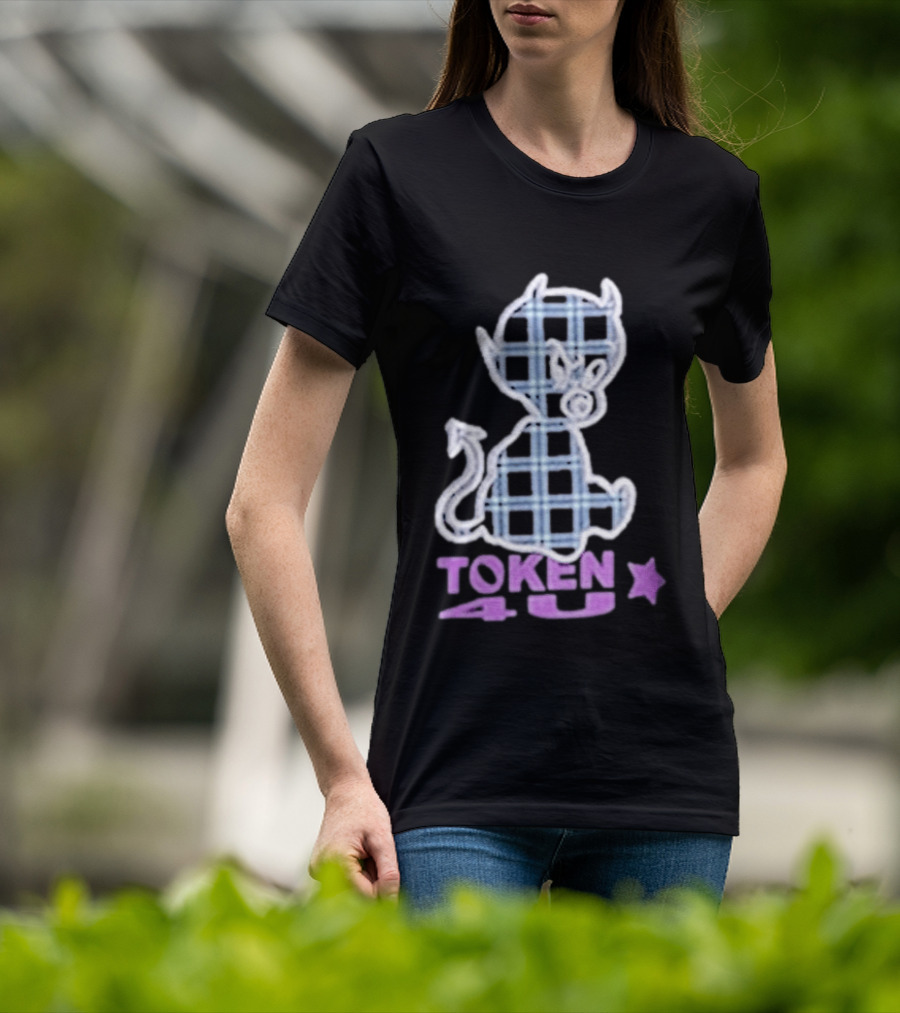 Token NYC Plaid Baby Devil Star T-Shirt
