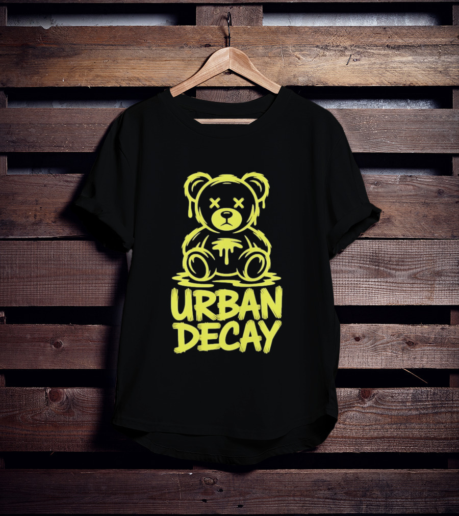 Teddy Bear Urban Decay Dripping Graffiti T-Shirt