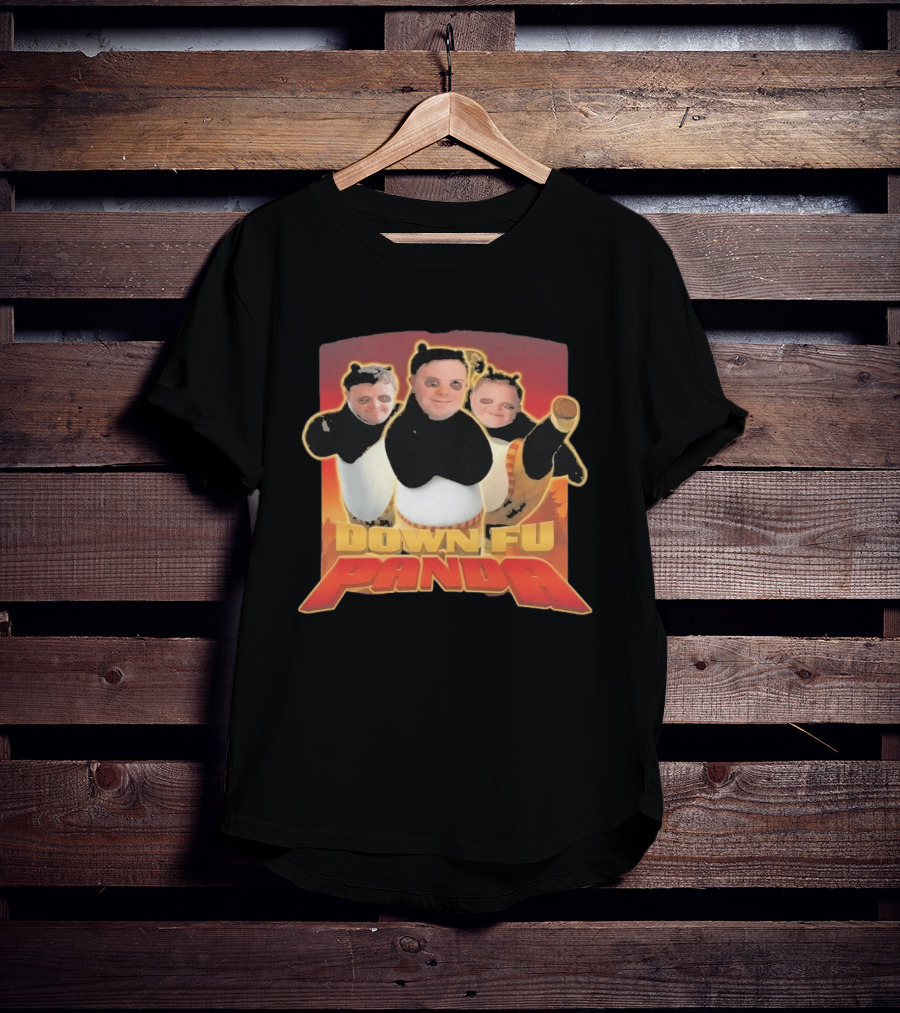 Down Fu Panda Movie Parody Humor Costume T-Shirt