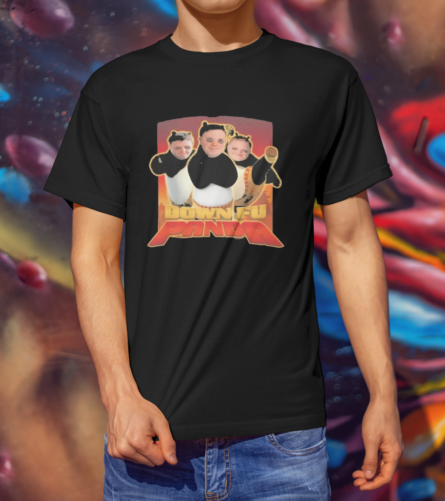 Down Fu Panda Movie Parody Humor Costume T-Shirt