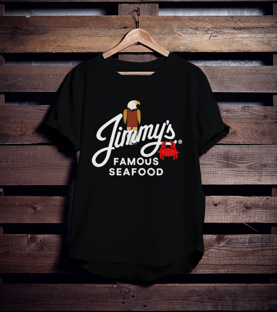 Jimmy's Famous Seafood Eagle And Crab T-Shirt