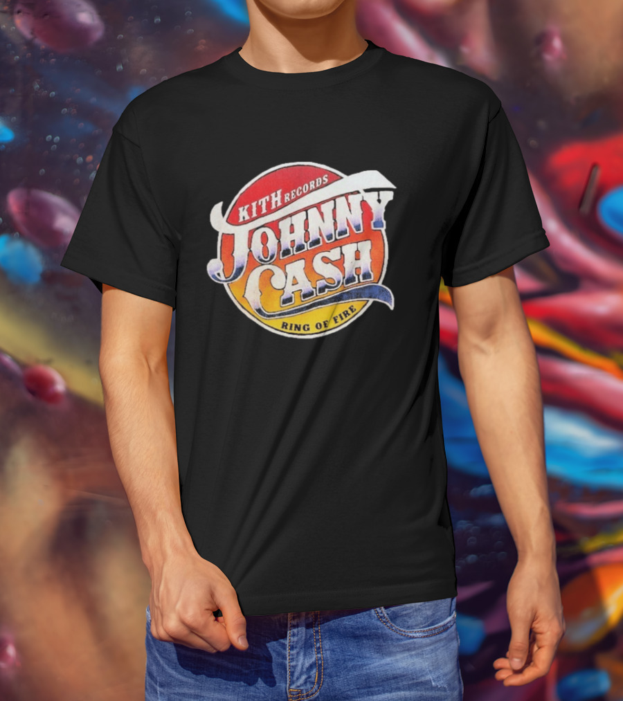 Kith Records Johnny Cash Ring Of Fire T-Shirt