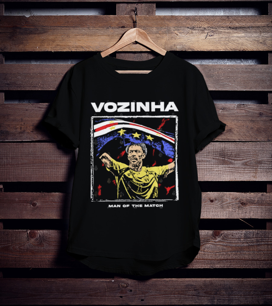 Vozinha Cape Verde National Football Team Man Of The Match T-Shirt