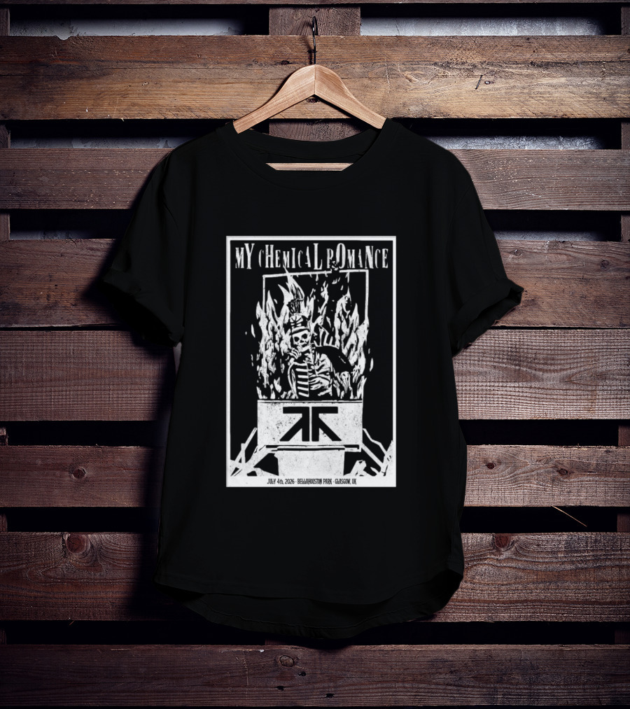My Chemical Romance July 4 2026 Bellahouston Park Glasgow UK T-Shirt