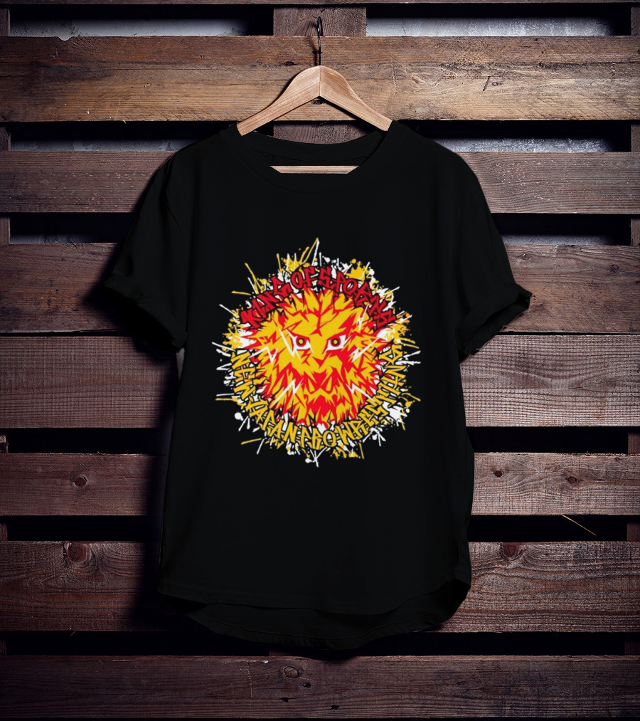 NJPW Lion Mark King Of Sports Hakaima Ga Ore No Jinganaki T-Shirt