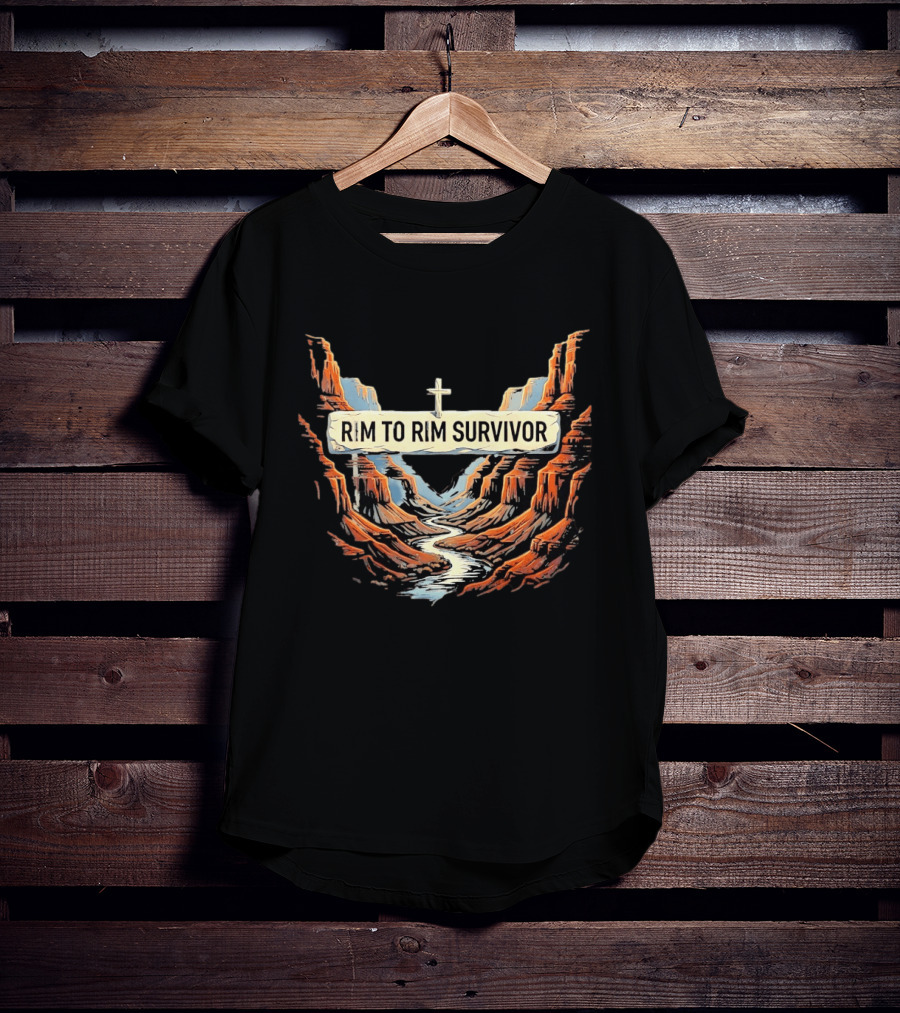 Rim To Rim Survivor Grand Canyon Journey T-Shirt
