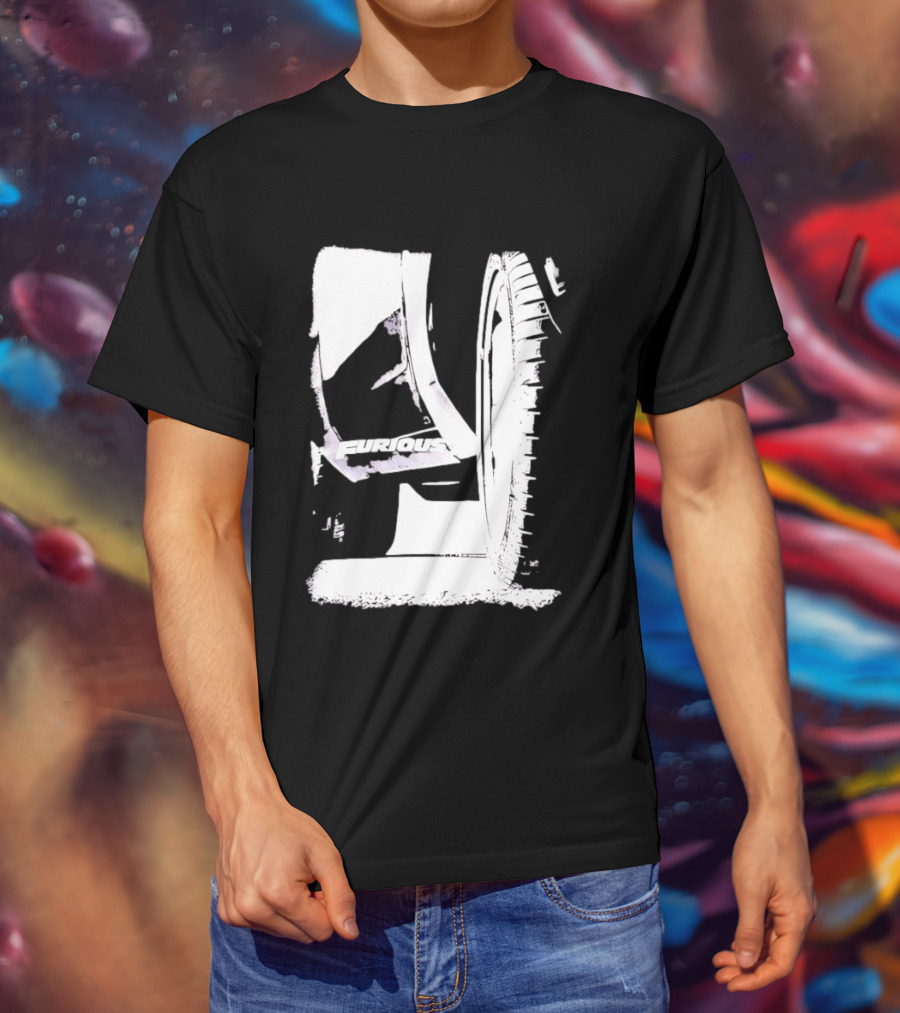 Furious 7 Universal City Studios Film Franchise Automotive Wheel Tire Rim T-Shirt