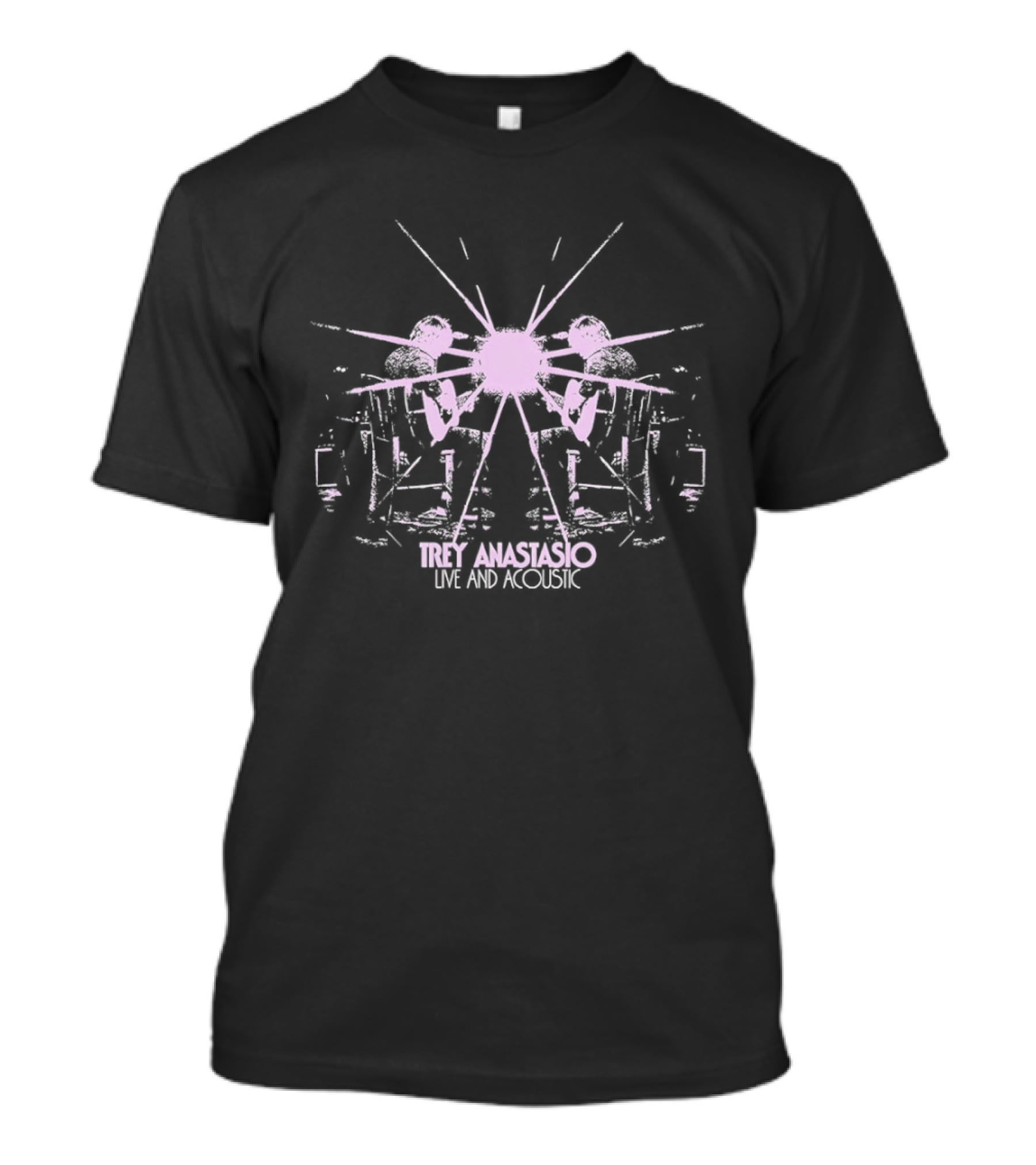 Trey Anastasio Live Acoustic Symmetrical Guitarist Performance T-Shirt