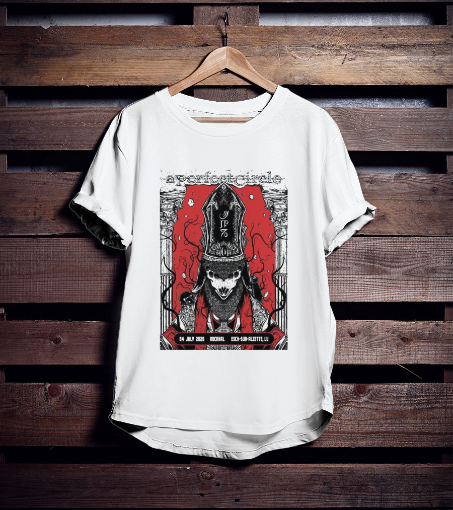 A Perfect Circle Esch Sur Alzette Rockhal 4 July 2025 Event T-Shirt