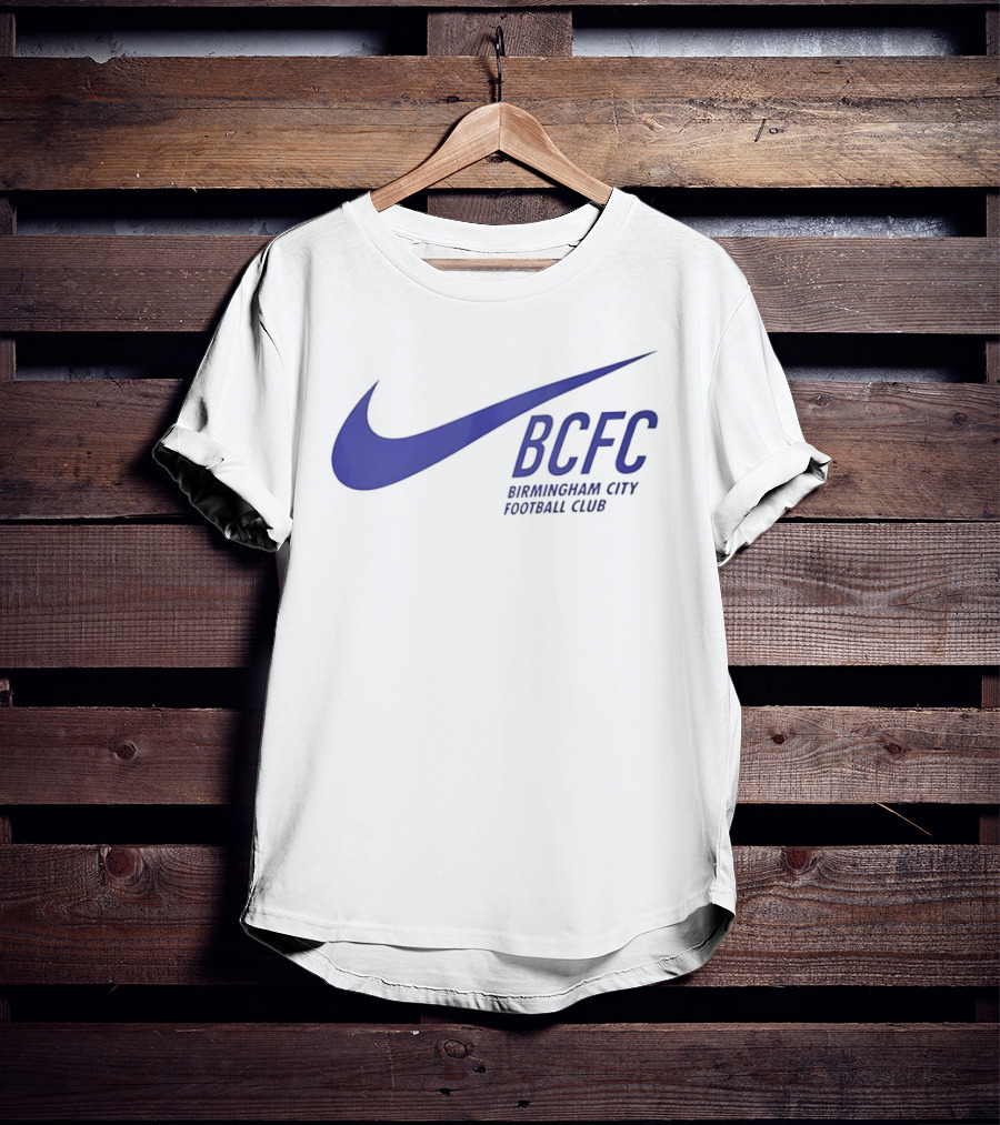BCFC Birmingham City Football Club Nike Swoosh T-Shirt