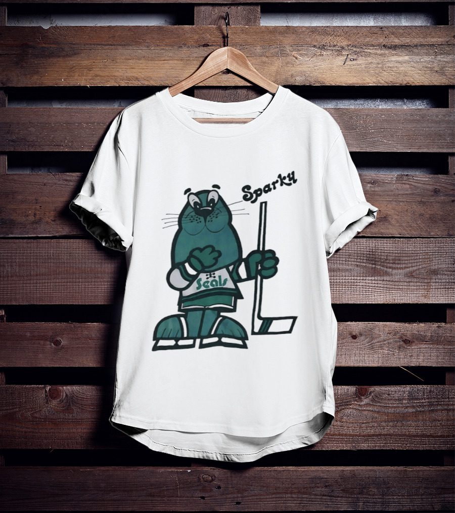 Sparky Seals Hockey Team California Golden Seals T-Shirt