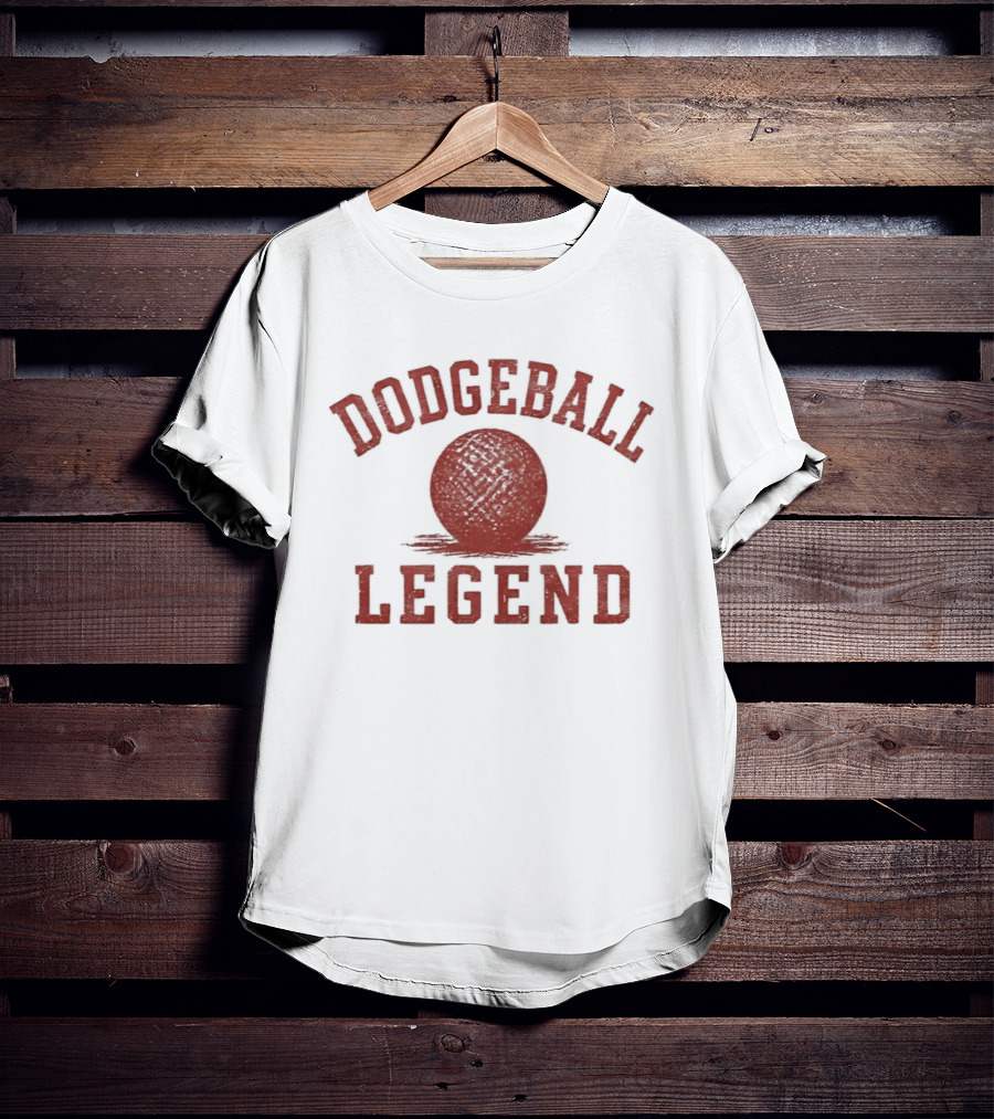 Dodgeball Legend Retro Athletic Style Championship T-Shirt