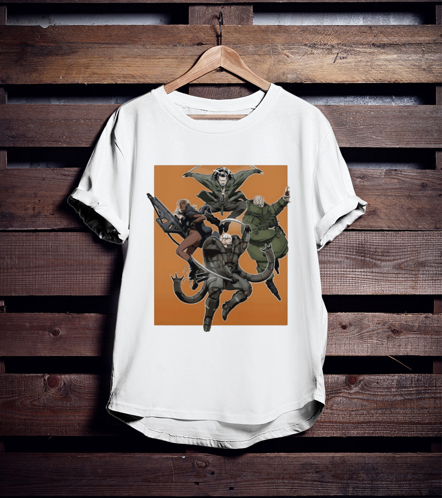 Metal Solid Hideo Kojima Characters T-Shirt