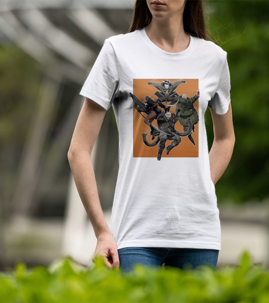 Metal Solid Hideo Kojima Characters T-Shirt