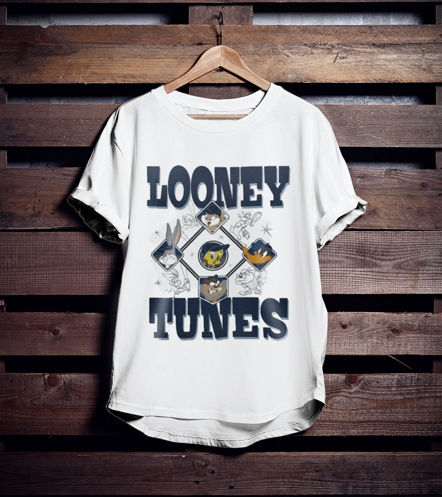 New York Yankees Looney Tunes Bugs Bunny 2026 Character Collaboration T-Shirt
