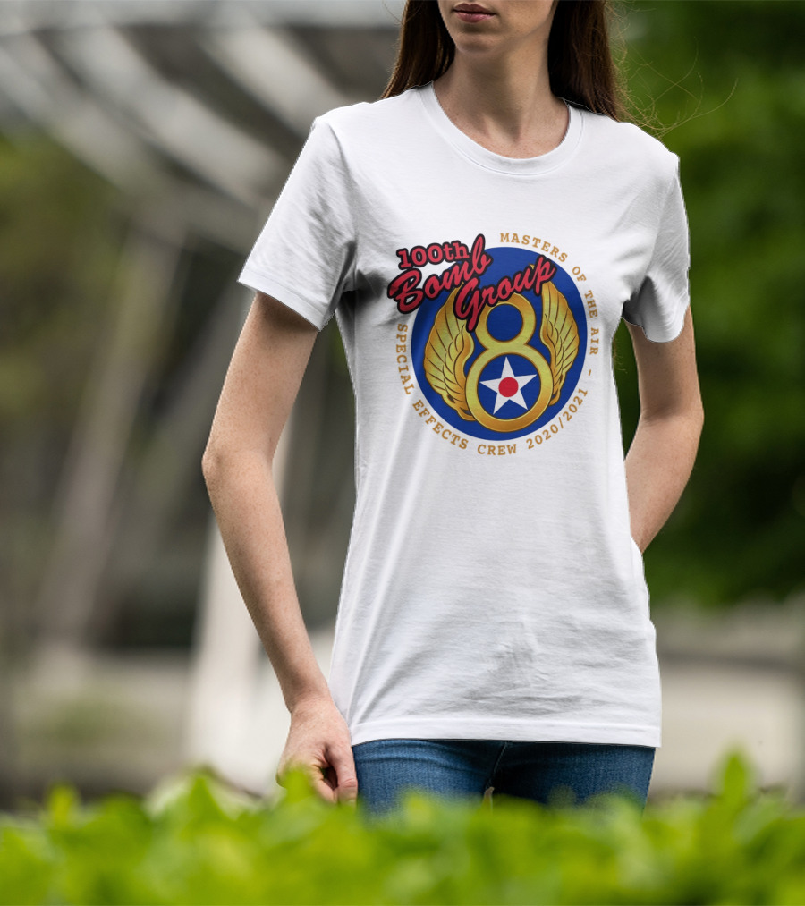 100th Bomb Group Masters Of The Air Eighth Air Force Special Effects Crew 2020 2021 T-Shirt