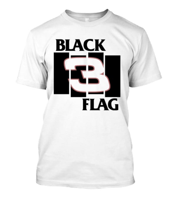 Black 3 Flag T-Shirt