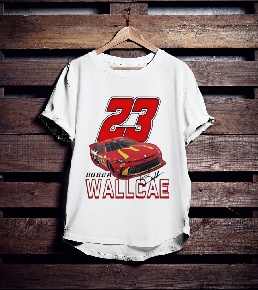 Bubba Wallace 23 Car NASCAR 23XI Racing T-Shirt