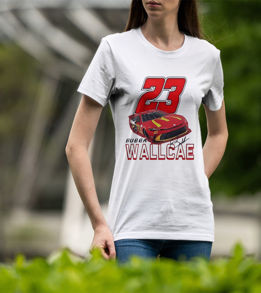 Bubba Wallace 23 Car NASCAR 23XI Racing T-Shirt