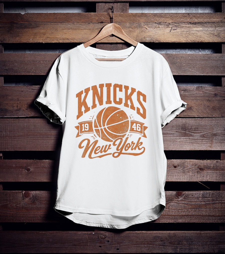 Knicks 1946 New York Distressed Basketball T-Shirt