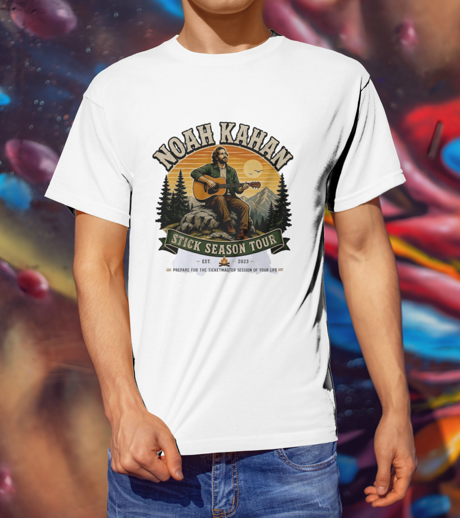 Noah Kahan Stick Season Tour 2023 Prepare For The Ticketmaster Session Of Your Life T-Shirt