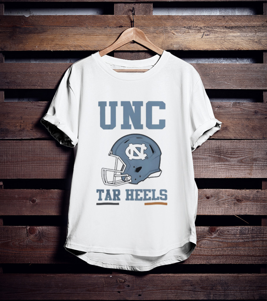 UNC Tar Heels Football Helmets Ireland 2026 Aviva Stadium T-Shirt