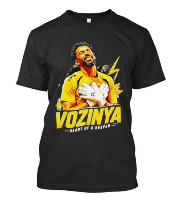 Vozinya Heart Of A Keeper Cape Verde Football Goalkeeper T-Shirt