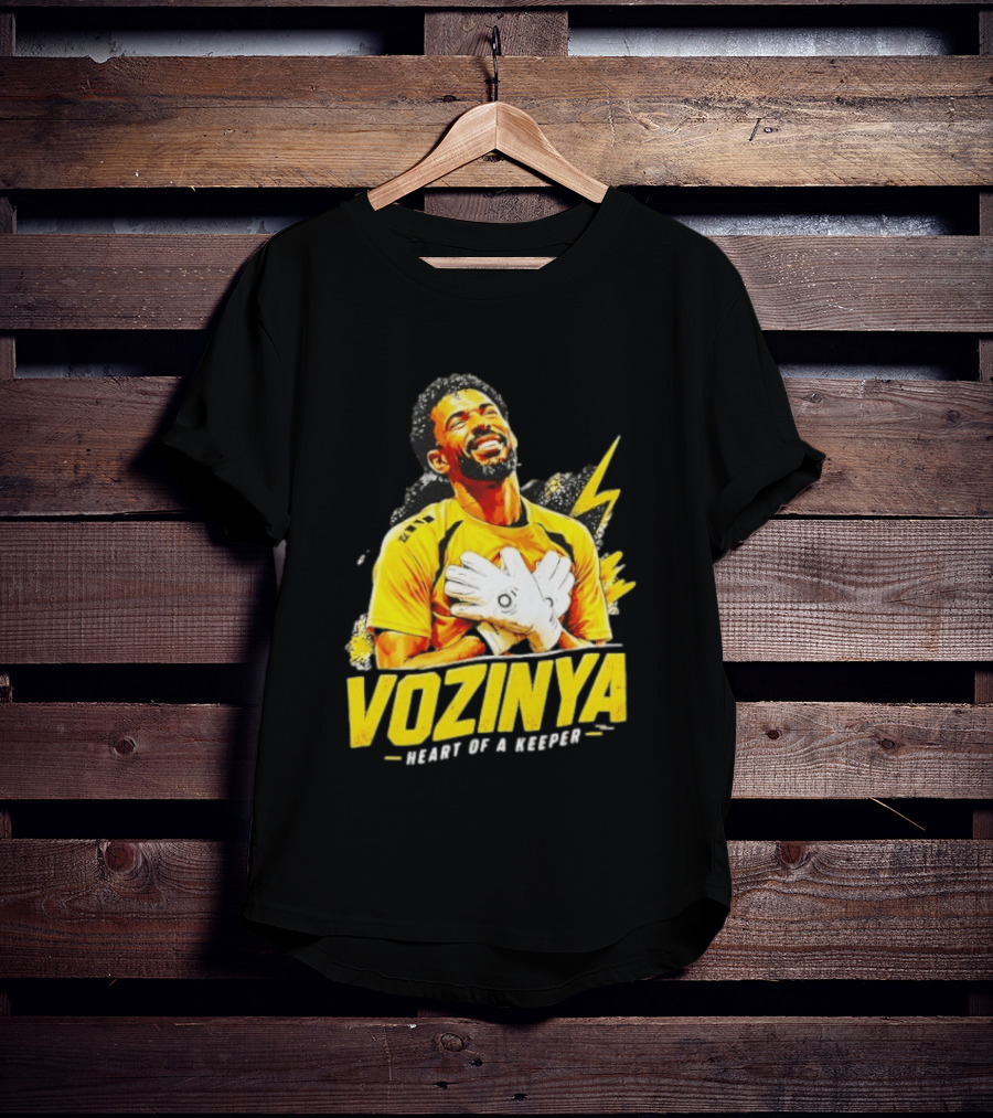 Vozinya Heart Of A Keeper Cape Verde Football Goalkeeper T-Shirt