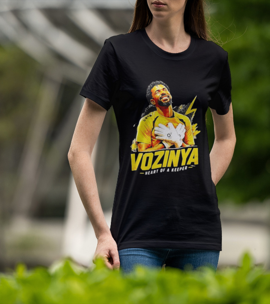 Vozinya Heart Of A Keeper Cape Verde Football Goalkeeper T-Shirt