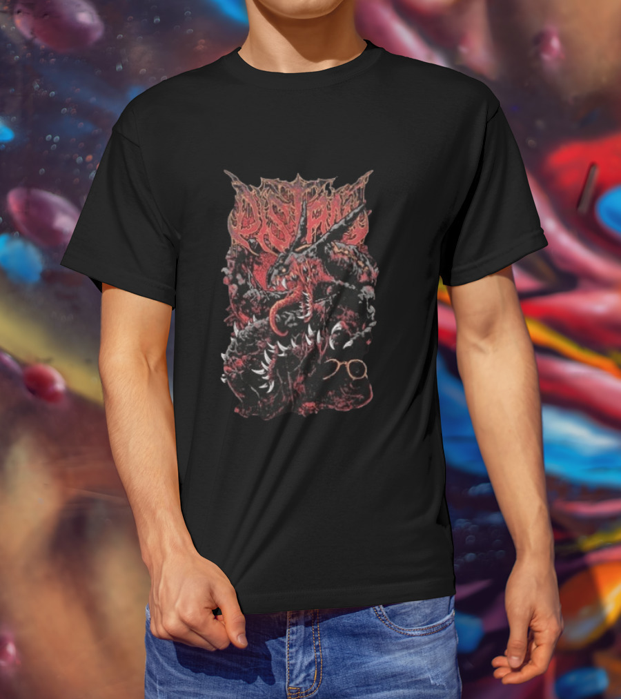 Distant The Skies Turn Red With The Blood On Your Hands Shiny Sky Lord Dragon Fantasy T-Shirt