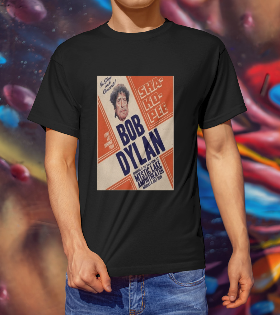 Bob Dylan Long Hot Summer Tour Mystic Lake Amphitheater Shakopee 6 July 2026 T-Shirt