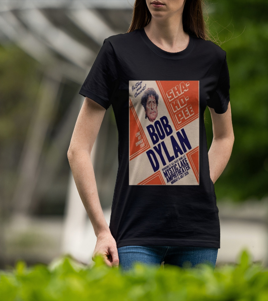 Bob Dylan Long Hot Summer Tour Mystic Lake Amphitheater Shakopee 6 July 2026 T-Shirt